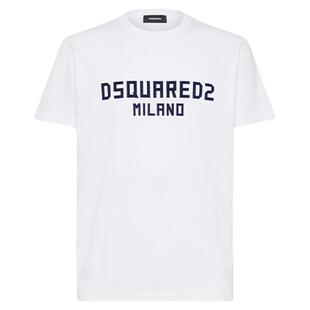 【7折】DSQUARED2/D2次方  男士简约休闲短袖T恤