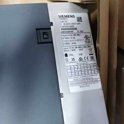 询价-6SL3210-1KE21-7UP1变频器，裸机带