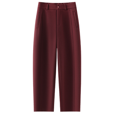 新款高腰显瘦小个子镰刀裤子