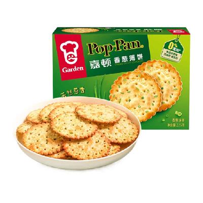 嘉顿咸味香葱味早餐食用饼干