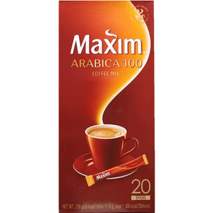 韩国麦馨arabica阿拉比卡咖啡20条韩国进口MAXIM三合一速溶咖啡粉