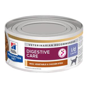 希尔斯狗罐头id处方罐头低脂易消化胰腺炎处方狗罐头鸡肉蔬菜156g