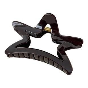 高级感星星发夹女头发夹子大号抓夹后脑勺发卡2025新款鲨鱼夹头饰