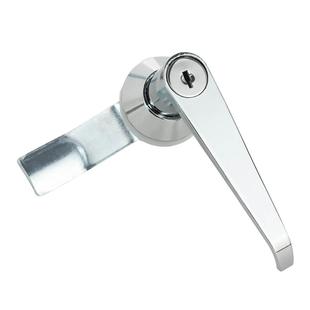 海坦配电箱门锁MS308电柜门电表箱弹跳锁消防柜专用平面把手锁芯