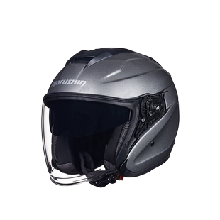 马鲁申L11摩托车头盔半盔四季通用碳纤维四分之三盔双镜片男女L11