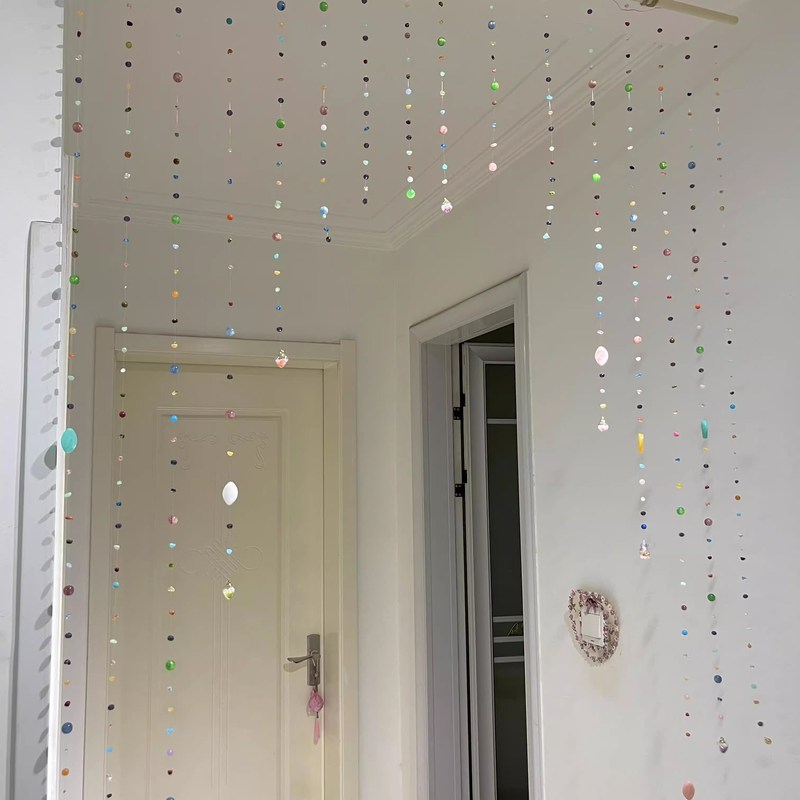 门帘挂饰手工diy珠帘房间装饰客厅隔断挂帘装饰品卧室房门装饰