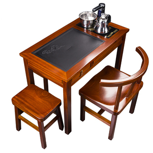 茶车实木可移动带轮茶台水柜功夫茶具小茶桌刚果花梨木沙比利木质