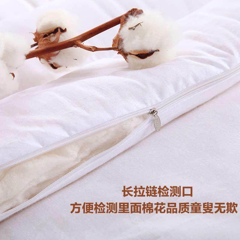 一缕阳光棉花被子冬季加厚保暖纯棉单双人春秋纯棉被芯素色冬被