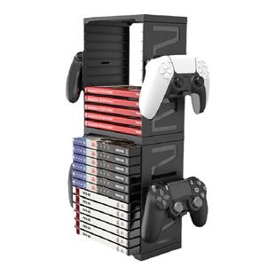 HONCAM ps5收纳支架 ps5耳机手柄配件ps4 xbox series x游戏碟片游戏碟片光盘光碟卡带收纳整理