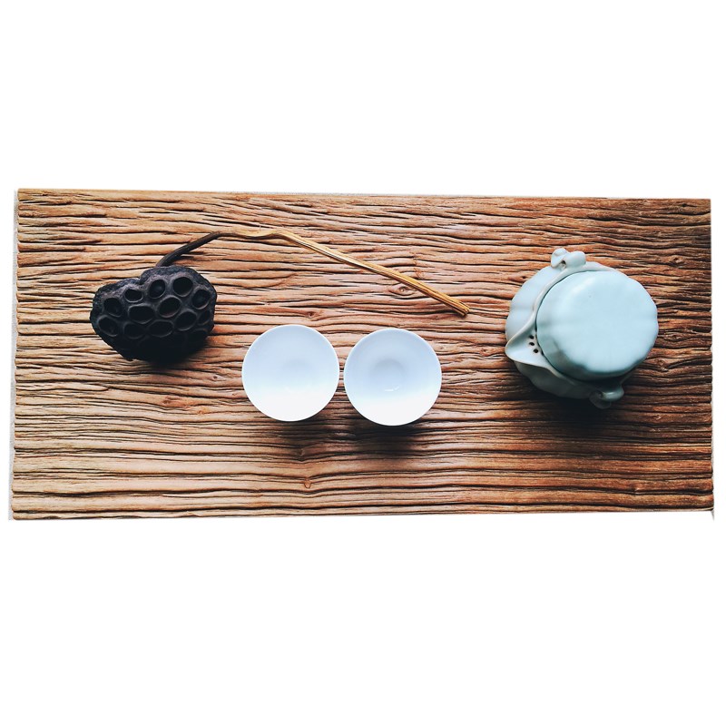 原生态实木老榆木干泡茶盘茶托整块风化木板茶台原木旧拍照背景板