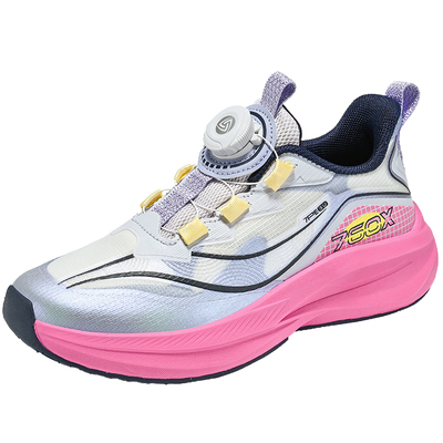 七波辉女童鞋子跑步鞋春秋款