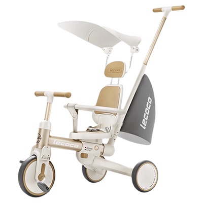 lecoco乐卡沃克S3儿童三轮车推车