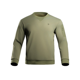 四代龙牙基础款圆领战术卫衣男士春秋舒适通勤休闲套头衫