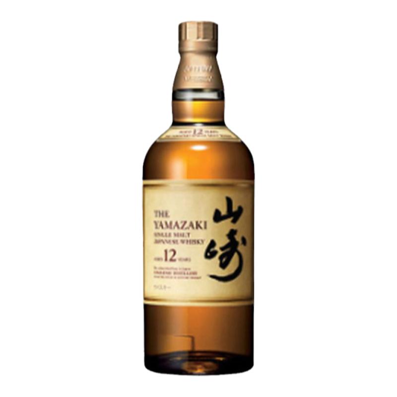 日本直邮SUNTORY三得利山崎窖藏12年单一麦芽威士忌700ml无盒版