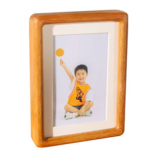 黑胡桃实木榫卯相框摆台洗照片打印6寸8 10寸定制diy木质画框挂墙