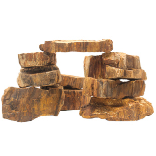 鱼缸造景木化石草缸天然假山石水族箱装饰造景素材松皮石5斤新品