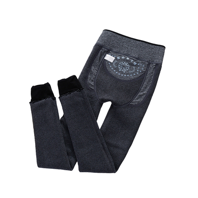 SK9891奢华山羊绒550克抗寒冬季加厚保暖塑形提臀女踩脚打底裤袜