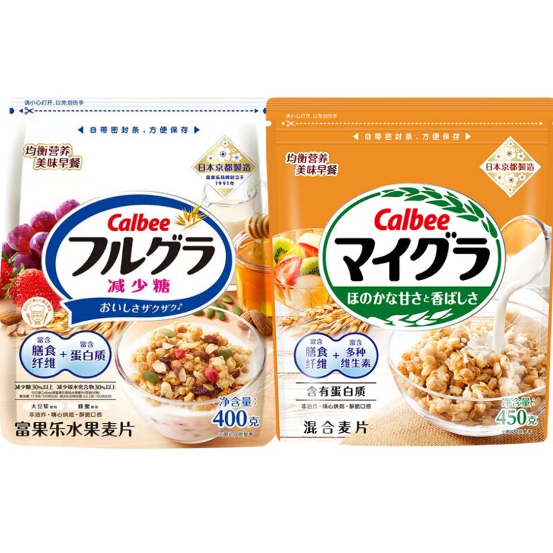 日本进口卡乐比Calbee混合燕麦片