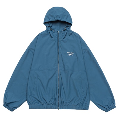 GOGOSOON外套男新款春秋白色外套双头拉链休闲青少年连帽百搭Q