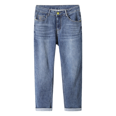 复古牛仔裤男款春秋潮牌宽松直筒