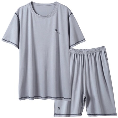 莫代尔短袖睡衣套装|千人加购