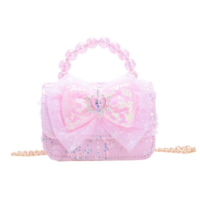 高品质蓝色爱莎公主小女孩斜挎包