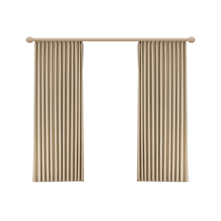 2026新款加高棉麻布雪尼尔窗帘成品全遮光落地自建房纯色客厅卧室