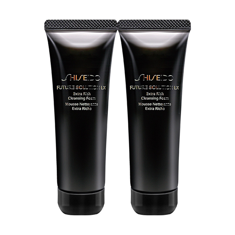 【自营】Shiseido/资生堂时光琉璃御藏臻润洁面乳50ml*2旅行套组