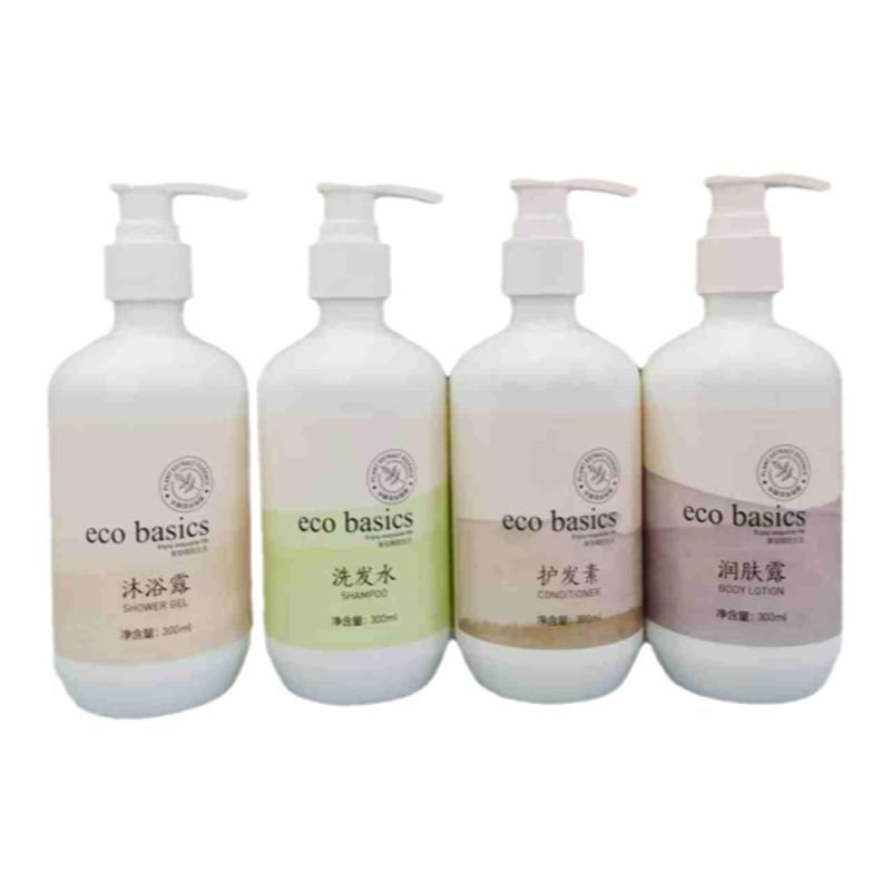 eco basics植萃温和柔顺香氛洗发水沐浴露护发素 酒店民宿同款