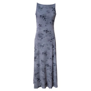 【染秋韵】SYT自制 高级时尚感平领印花针织吊带修身显瘦连衣裙