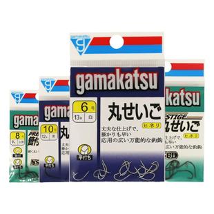伽玛卡兹丸世白鱼钩日本进口伽马有倒刺C1MA0长柄海钓管付C1MA1