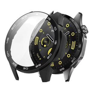 秒魔适用华为GT6保护壳GT5钢化膜防摔壳膜一体46mm41男女全屏全包GT5pro保护套huawei新款watchGT4手表壳防刮
