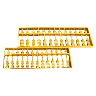 小铜算盘摆件一响黄金万两挂件儿童珠心算抓周玩具乔迁老式7913轴