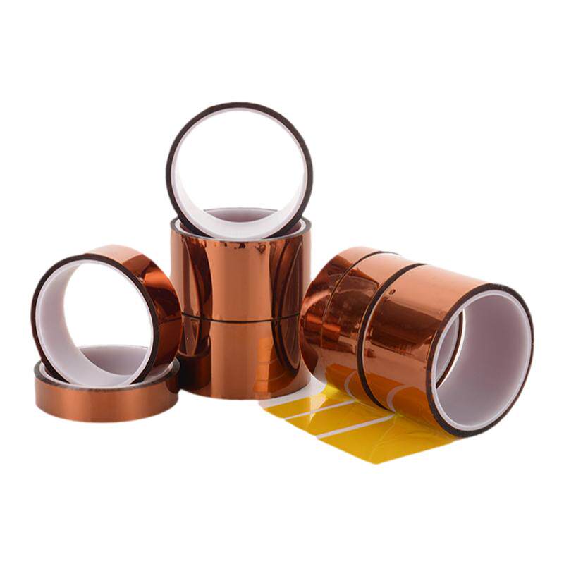 杰益信 金手指胶带茶色耐高温胶带聚酰亚胺胶带300度KAPTON PI胶带耐腐蚀绝缘阻燃无痕不残留线路板电池烤箱