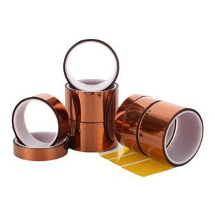 杰益信 金手指胶带茶色耐高温胶带聚酰亚胺胶带300度KAPTON PI胶带耐腐蚀绝缘阻燃无痕不残留线路板电池烤箱