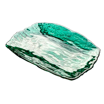 水晶玻璃碟托盘家用盘子水果盘