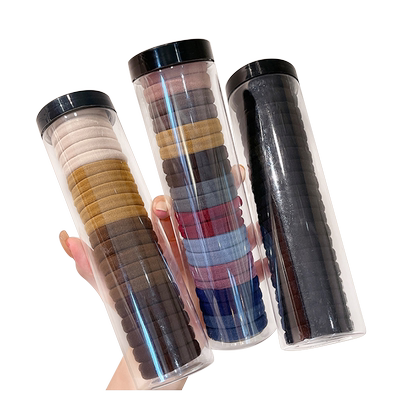 20根莫兰迪色系头绳高弹力不伤发