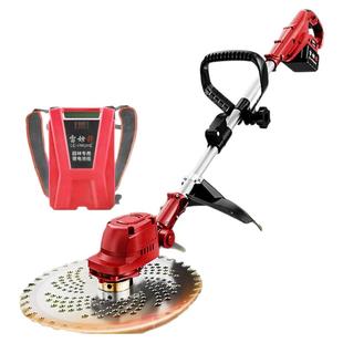 新款割草机电动充电式农用小型锂电大功率背负式果园打草除草工具