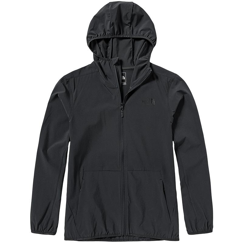 北面防晒衣防紫外线UPF40+男夏季TheNorthFace户外透气皮肤衣外套