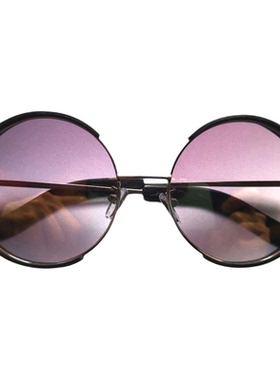 木质紫色渐变防紫外线太阳眼镜