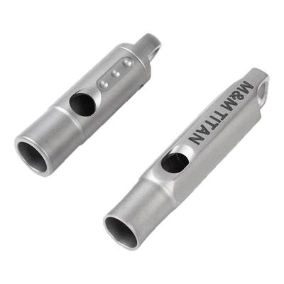 纯钛口哨超轻便携高音频哨子