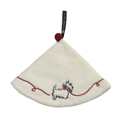 高级感擦手巾挂式吸水不掉毛手帕