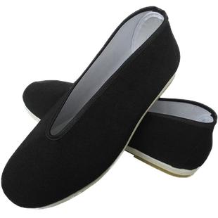 牛筋底太极鞋武术练功鞋男老北京布鞋十方功夫鞋帆布道士鞋八段锦