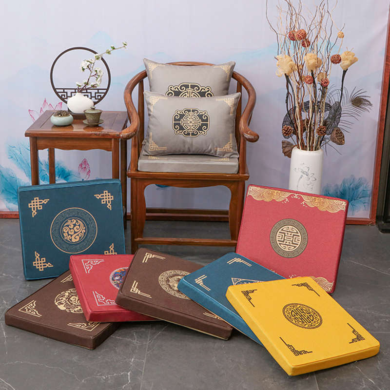 红木沙发垫中式坐垫海绵实木圈椅官帽椅茶桌椅垫椅子餐椅座垫加厚