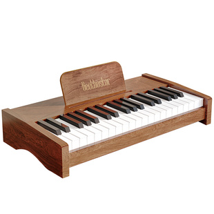 贝多辰木质37键小钢琴儿童初学男女孩宝宝启蒙玩具礼物迷你电子琴