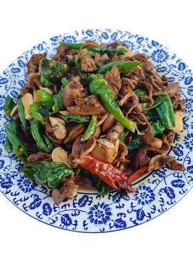 山东枣庄辣炒鸡杂即食下饭