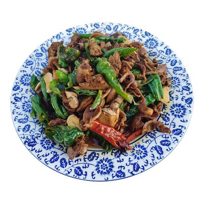 山东枣庄辣炒鸡杂即食下饭