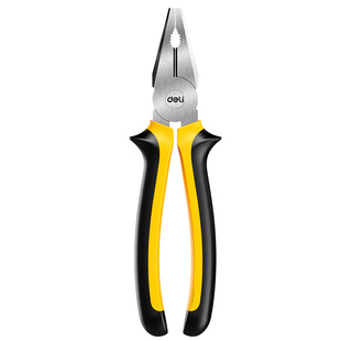 得力老虎钳钢丝钳多功能家用尖嘴钳工业级斜嘴钳电工专用钳子套装