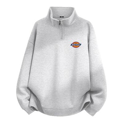 Dickies立领男士半拉链卫衣2026