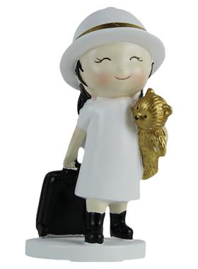 黑白可爱风超人女孩儿童房装饰品